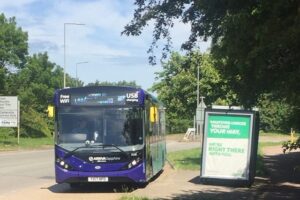 Rail Repalcement Limited Stop Service at Bow Brickhill 18th May 2020g