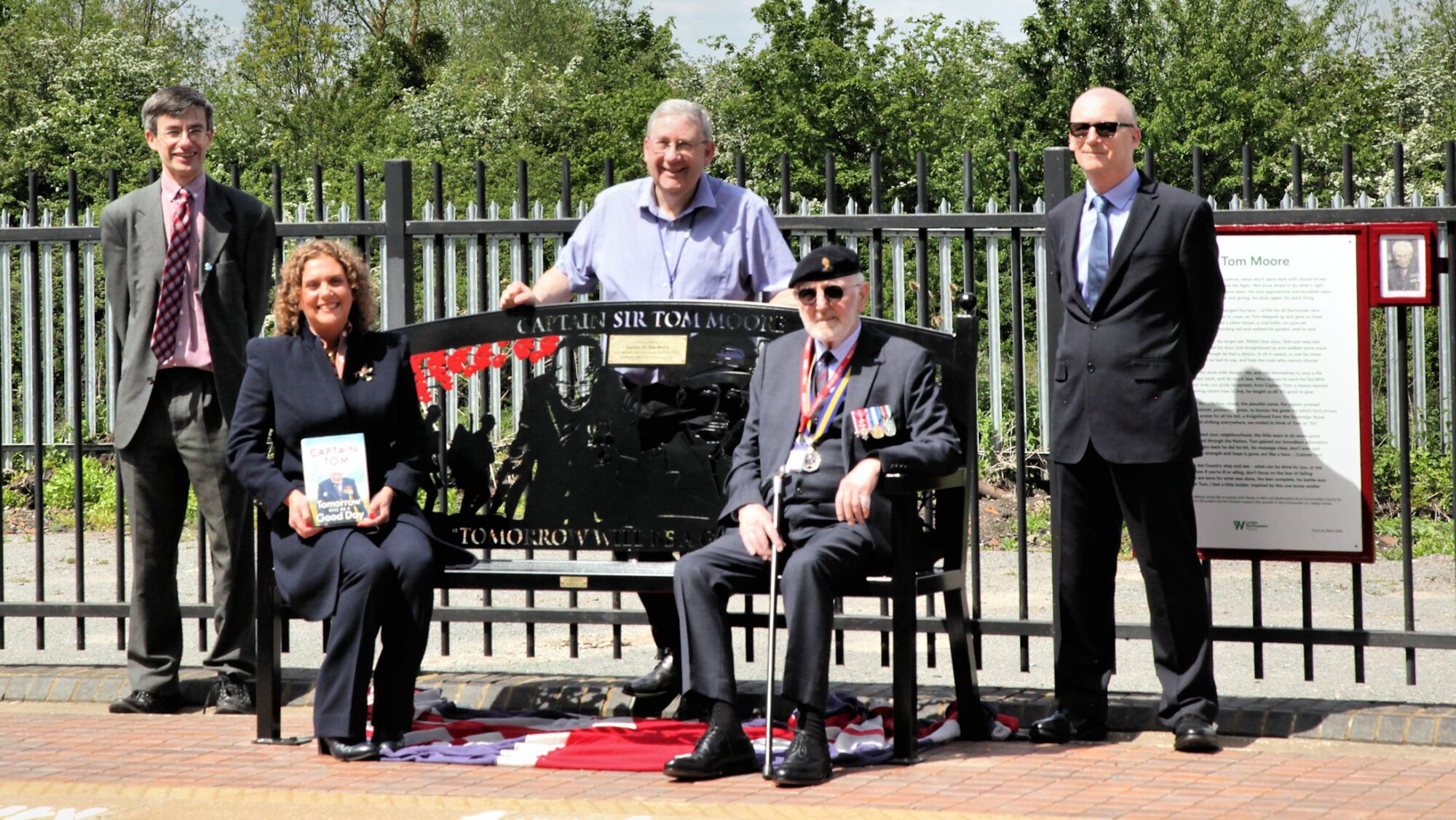 Captain Tom Bench Unveiling 30th May